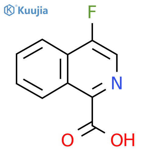 4-Fluoroisoquinoline-1-carboxylic acid structure