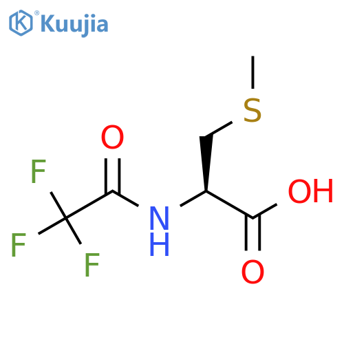 (2R)-3-(methylsulfanyl)-2-(trifluoroacetamido)propanoic acid structure