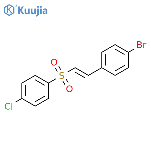 1-2-(4-bromophenyl)ethenesulfonyl-4-chlorobenzene structure
