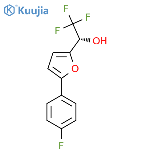 (1R)-2,2,2-trifluoro-1-5-(4-fluorophenyl)furan-2-ylethan-1-ol structure