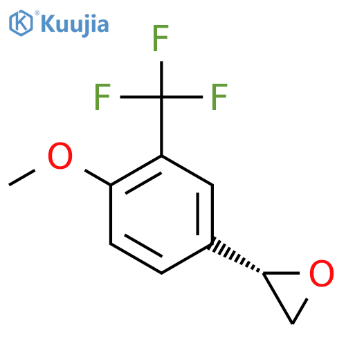 (2S)-2-4-methoxy-3-(trifluoromethyl)phenyloxirane structure
