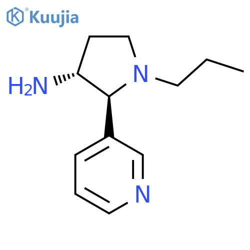 1-propyl-2-(pyridin-3-yl)pyrrolidin-3-amine structure