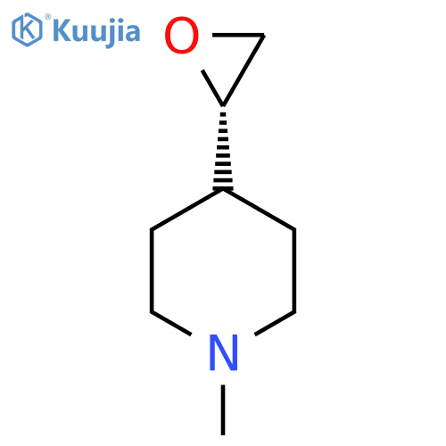 1-methyl-4-(2S)-oxiran-2-ylpiperidine structure