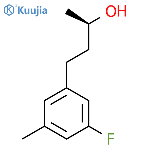 (2R)-4-(3-fluoro-5-methylphenyl)butan-2-ol structure