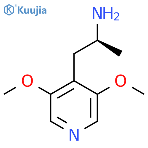 (2S)-1-(3,5-dimethoxypyridin-4-yl)propan-2-amine structure