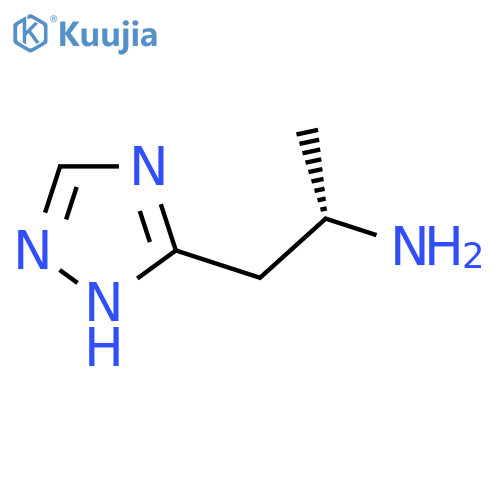 (2S)-1-(1H-1,2,4-triazol-3-yl)propan-2-amine structure