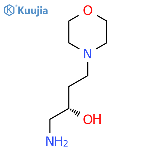 (2S)-1-amino-4-(morpholin-4-yl)butan-2-ol structure