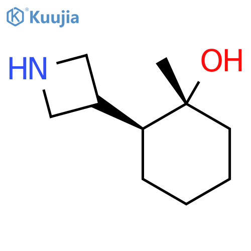 rac-(1R,2S)-2-(azetidin-3-yl)-1-methylcyclohexan-1-ol structure