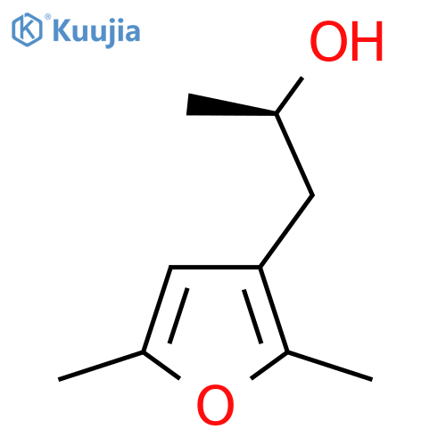 (2R)-1-(2,5-dimethylfuran-3-yl)propan-2-ol structure