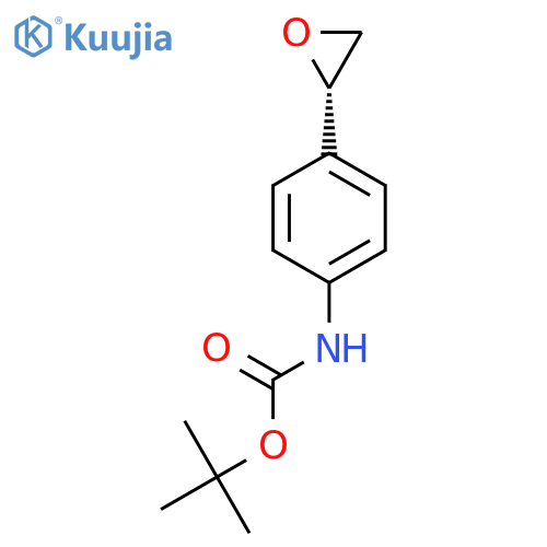 tert-butyl N-{4-(2S)-oxiran-2-ylphenyl}carbamate structure