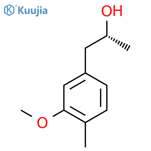 (2R)-1-(3-methoxy-4-methylphenyl)propan-2-ol structure
