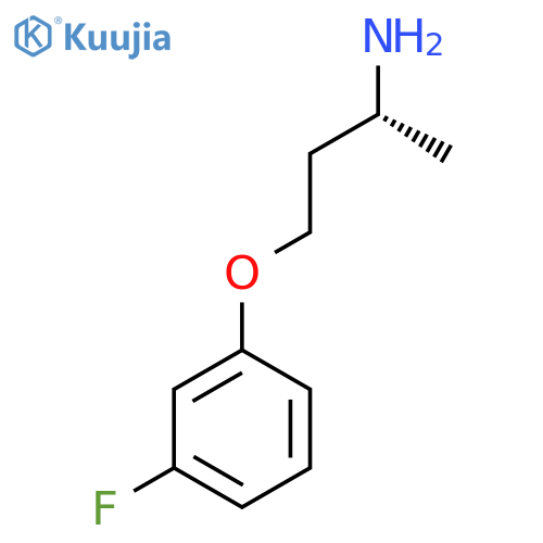 (2R)-4-(3-fluorophenoxy)butan-2-amine structure