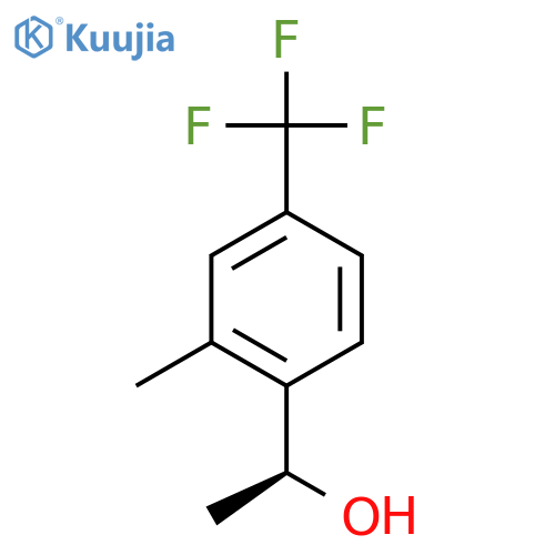 (1S)-1-2-methyl-4-(trifluoromethyl)phenylethan-1-ol structure