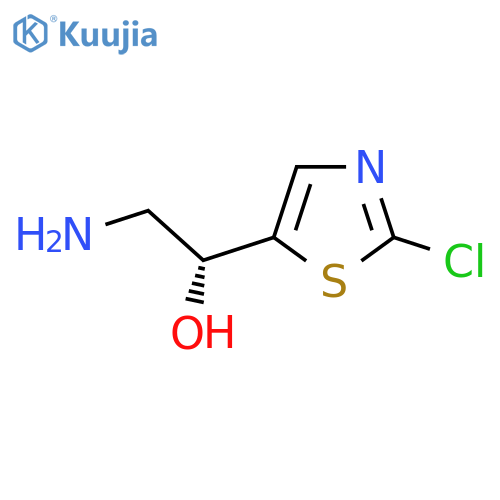 (1R)-2-amino-1-(2-chloro-1,3-thiazol-5-yl)ethan-1-ol structure