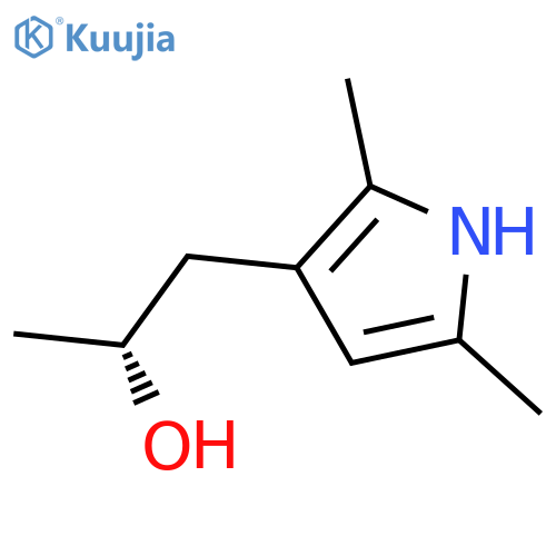 (2R)-1-(2,5-dimethyl-1H-pyrrol-3-yl)propan-2-ol structure
