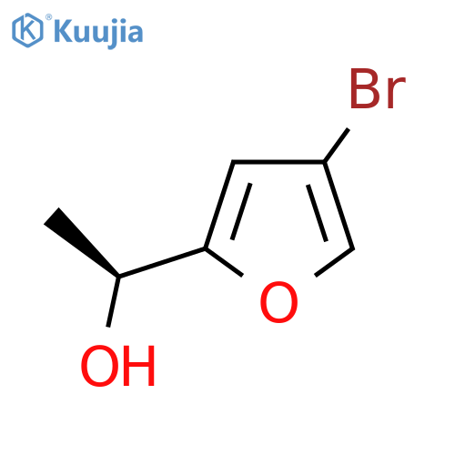 (1S)-1-(4-bromofuran-2-yl)ethan-1-ol structure