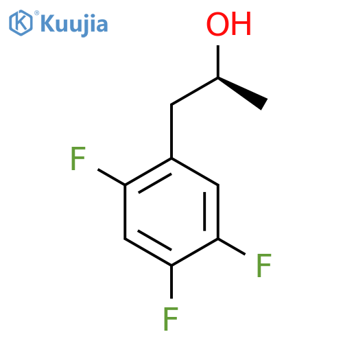 (2S)-1-(2,4,5-trifluorophenyl)propan-2-ol structure
