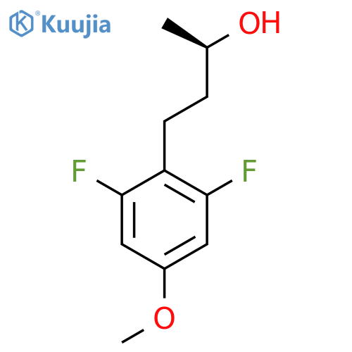 (2R)-4-(2,6-difluoro-4-methoxyphenyl)butan-2-ol structure
