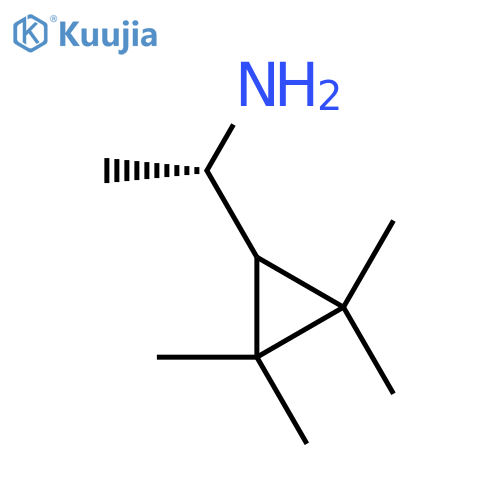 (1S)-1-(2,2,3,3-tetramethylcyclopropyl)ethan-1-amine structure
