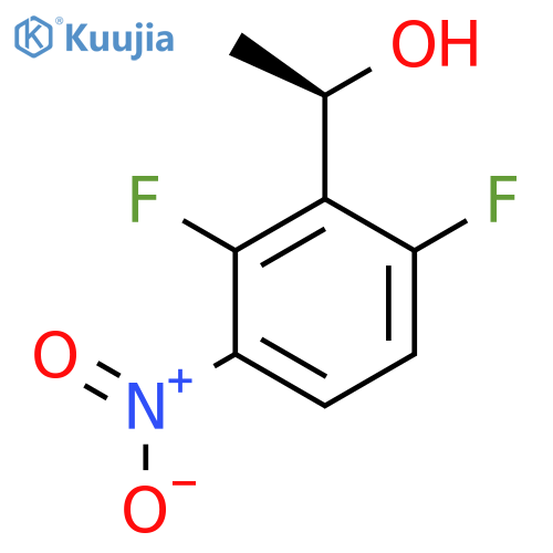 (1R)-1-(2,6-difluoro-3-nitrophenyl)ethan-1-ol structure