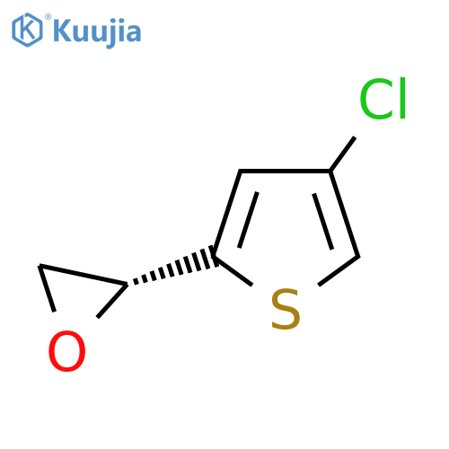 (2R)-2-(4-chlorothiophen-2-yl)oxirane structure