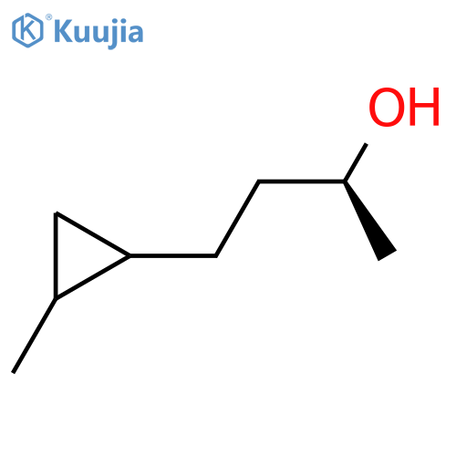 (2S)-4-(2-methylcyclopropyl)butan-2-ol structure