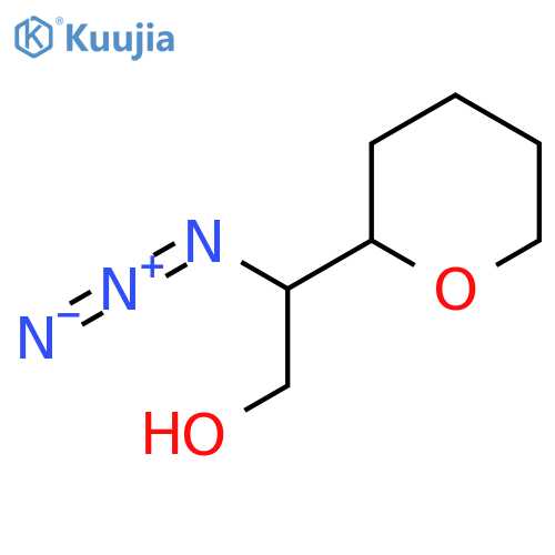 2-azido-2-(oxan-2-yl)ethan-1-ol structure