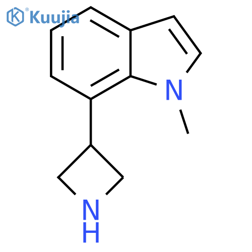 7-(azetidin-3-yl)-1-methyl-1H-indole structure