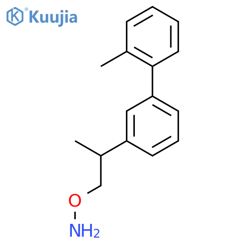 O-{2-3-(2-methylphenyl)phenylpropyl}hydroxylamine structure