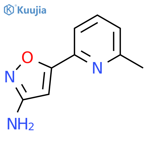 5-(6-methylpyridin-2-yl)-1,2-oxazol-3-amine structure