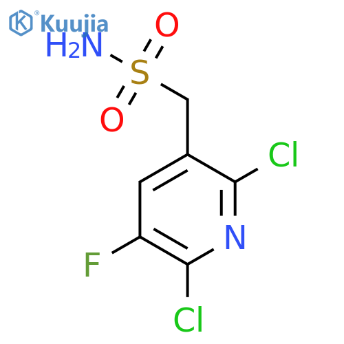 (2,6-dichloro-5-fluoropyridin-3-yl)methanesulfonamide structure