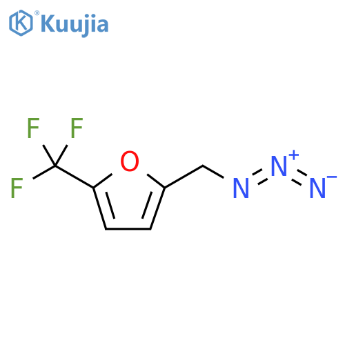 2-(azidomethyl)-5-(trifluoromethyl)furan structure