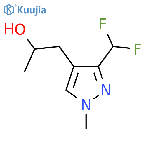 1-3-(difluoromethyl)-1-methyl-1H-pyrazol-4-ylpropan-2-ol structure