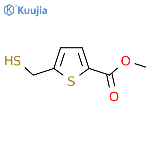 methyl 5-(sulfanylmethyl)thiophene-2-carboxylate structure