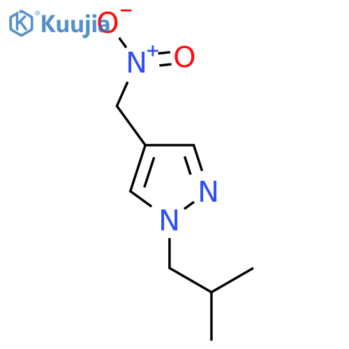1-(2-methylpropyl)-4-(nitromethyl)-1H-pyrazole structure