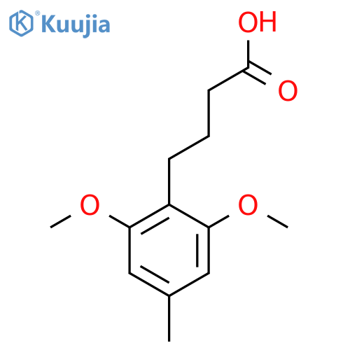 4-(2,6-dimethoxy-4-methylphenyl)butanoic acid structure