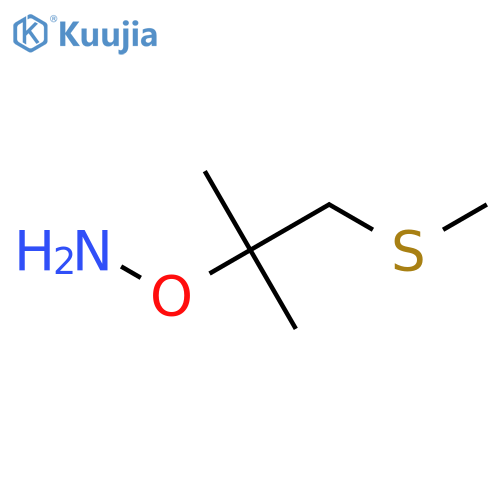 O-2-methyl-1-(methylsulfanyl)propan-2-ylhydroxylamine structure