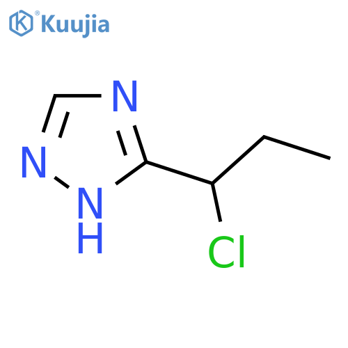 3-(1-chloropropyl)-4H-1,2,4-triazole structure