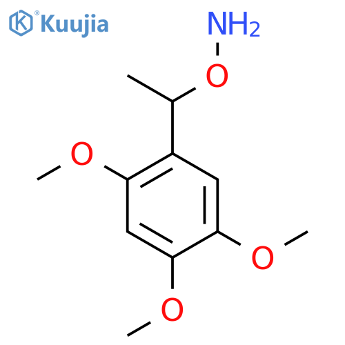 O-1-(2,4,5-trimethoxyphenyl)ethylhydroxylamine structure