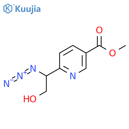 methyl 6-(1-azido-2-hydroxyethyl)pyridine-3-carboxylate structure