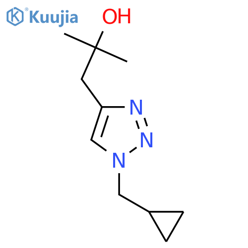 1-1-(cyclopropylmethyl)-1H-1,2,3-triazol-4-yl-2-methylpropan-2-ol structure