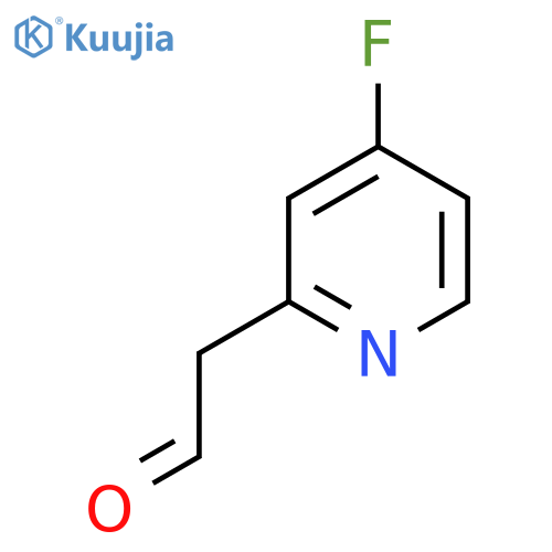 2-(4-Fluoropyridin-2-yl)acetaldehyde structure