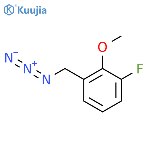 1-(azidomethyl)-3-fluoro-2-methoxybenzene structure