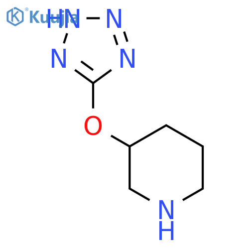 3-(1H-1,2,3,4-tetrazol-5-yloxy)piperidine structure