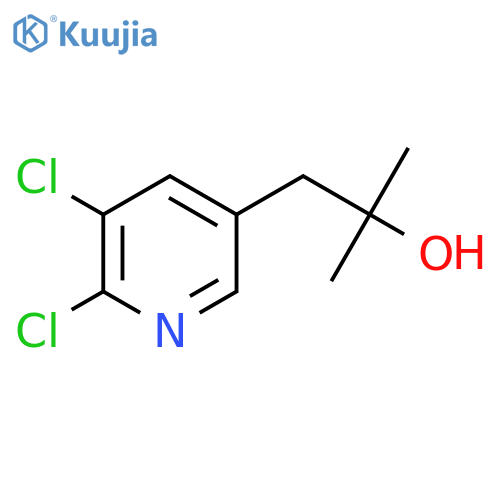 1-(5,6-dichloropyridin-3-yl)-2-methylpropan-2-ol structure