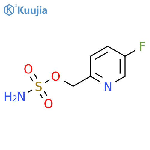 (5-fluoropyridin-2-yl)methyl sulfamate structure