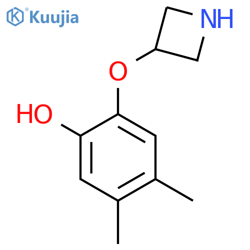 2-(azetidin-3-yloxy)-4,5-dimethylphenol structure