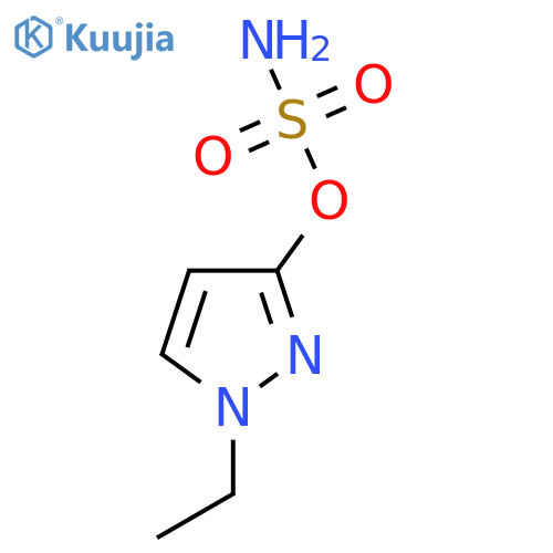1-ethyl-1H-pyrazol-3-yl sulfamate structure