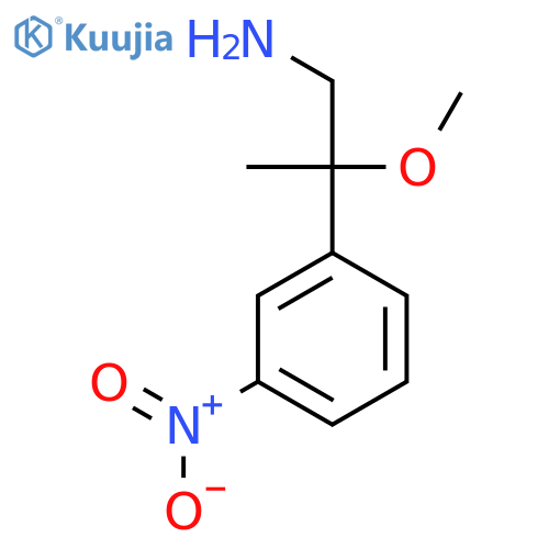 2-methoxy-2-(3-nitrophenyl)propan-1-amine structure