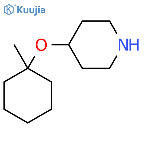 4-(1-methylcyclohexyl)oxypiperidine structure